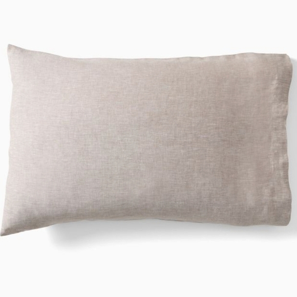 West Elm European Flax Linen Standart Sham,Retail Price $54.00US,Color Dark Flax - Picture 1 of 7